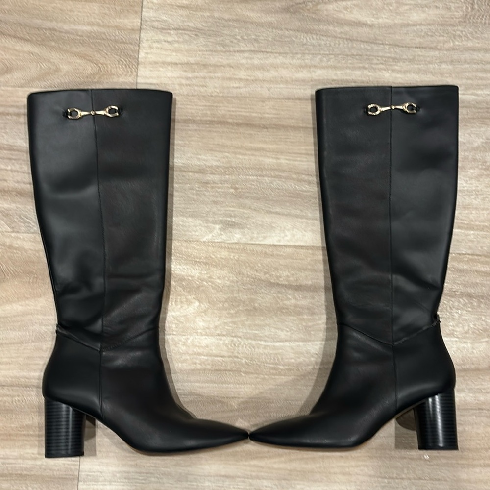 Coach Boots Knee High women’s size 8B Black Damaged